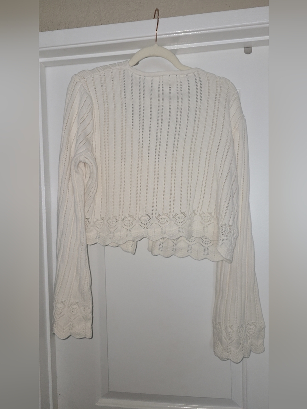 Altar'd State Cardigan Tie Front Knit Large - Picture 4 of 4